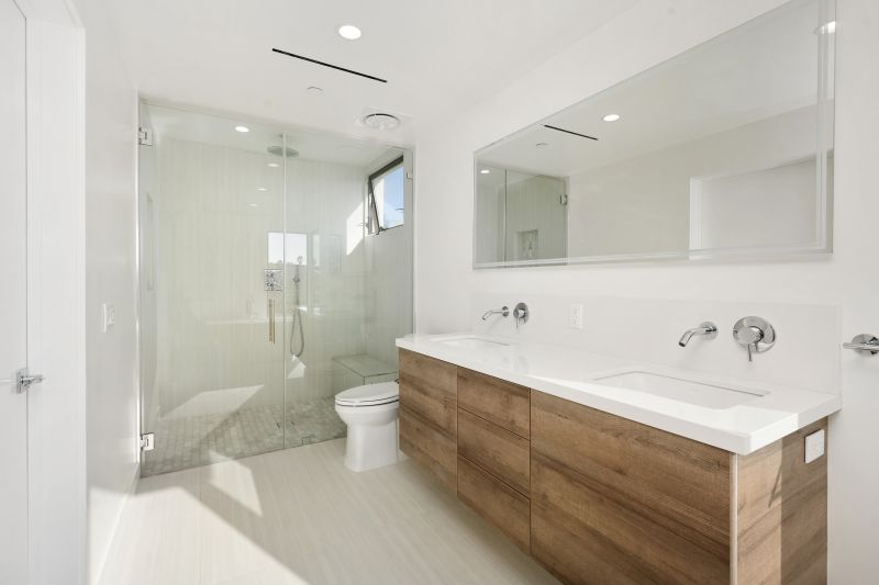 Bathroom with Custom Storage Solutions